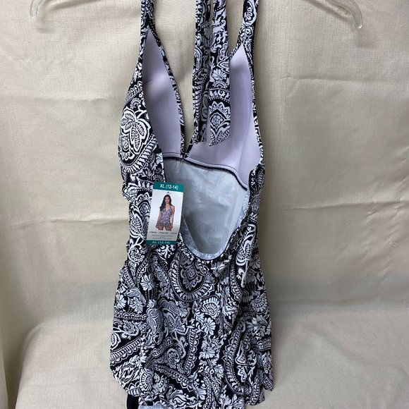 NWT Rosemarie Reid Halter Swim Dress w/ tummy control - Picture 2 of 10